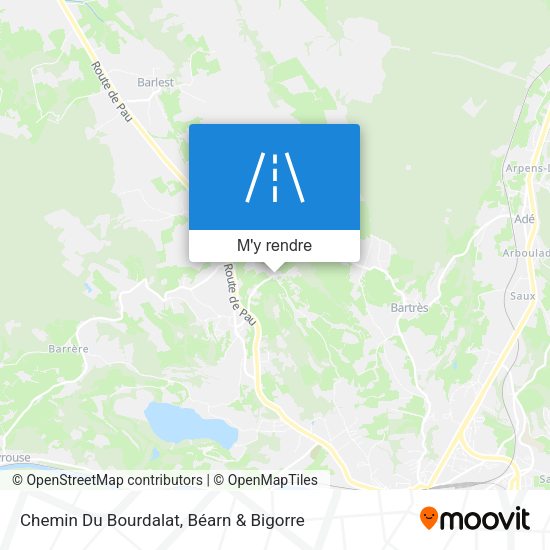 Chemin Du Bourdalat plan