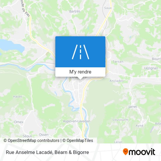 Rue Anselme Lacadé plan