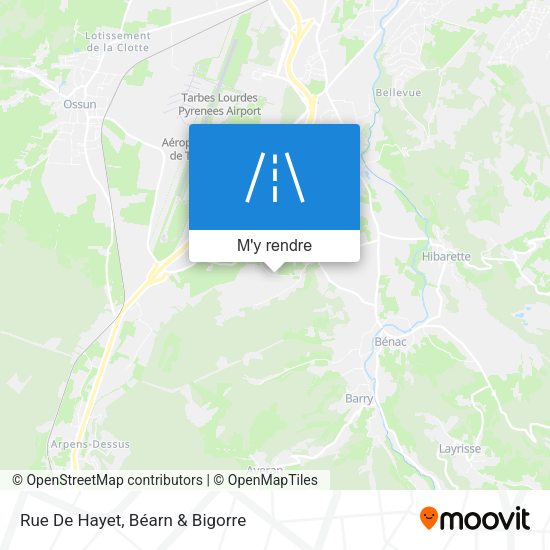 Rue De Hayet plan