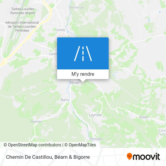 Chemin De Castillou plan