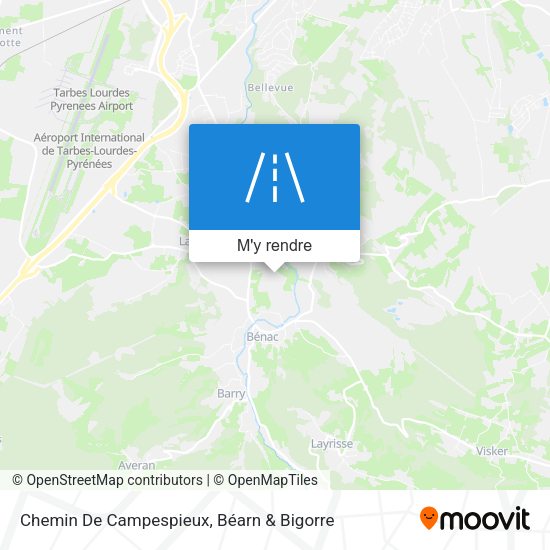 Chemin De Campespieux plan