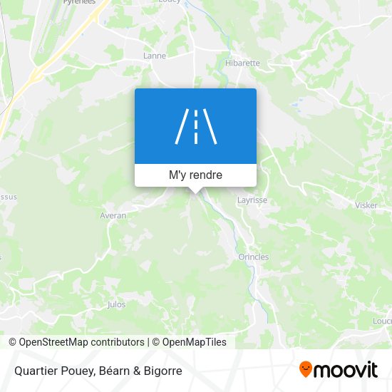Quartier Pouey plan