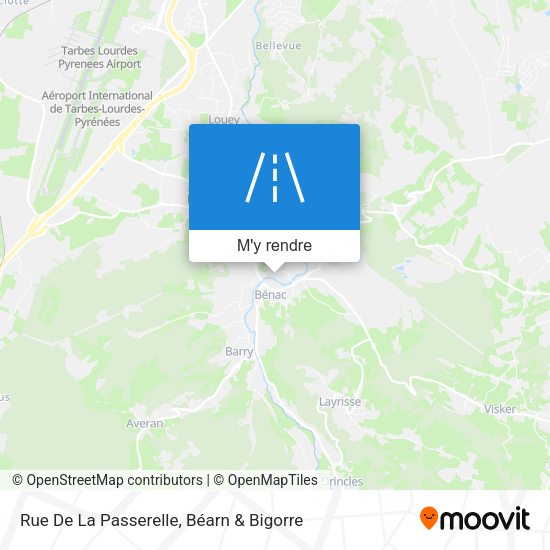 Rue De La Passerelle plan