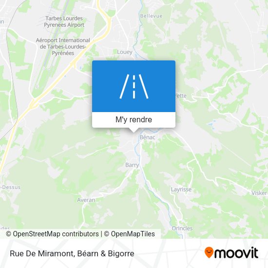 Rue De Miramont plan