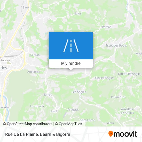 Rue De La Plaine plan