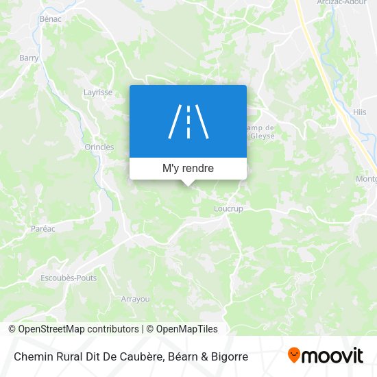 Chemin Rural Dit De Caubère plan