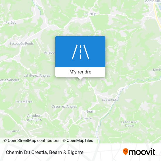 Chemin Du Crestia plan