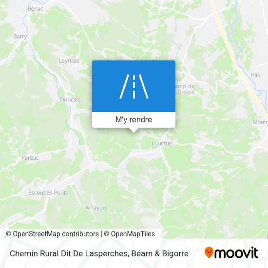 Chemin Rural Dit De Lasperches plan