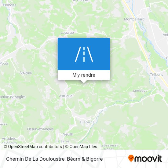 Chemin De La Douloustre plan