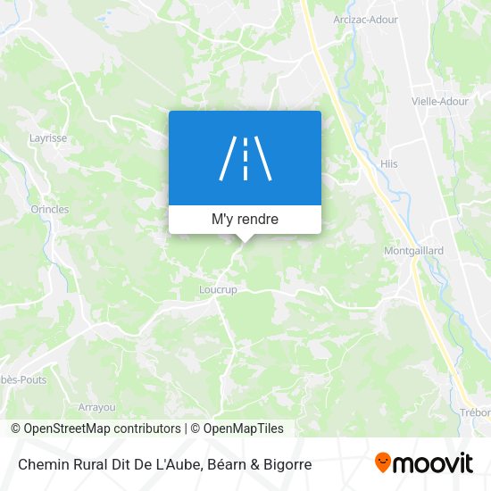 Chemin Rural Dit De L'Aube plan