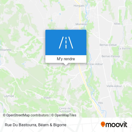 Rue Du Bastourra plan