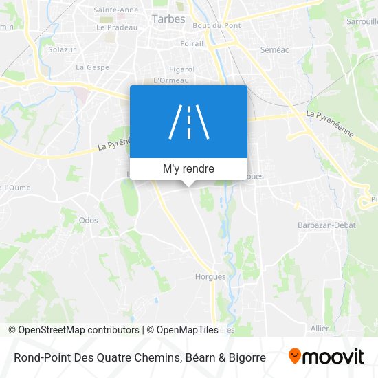 Rond-Point Des Quatre Chemins plan