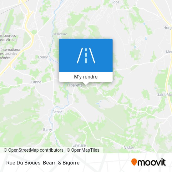 Rue Du Biouès plan