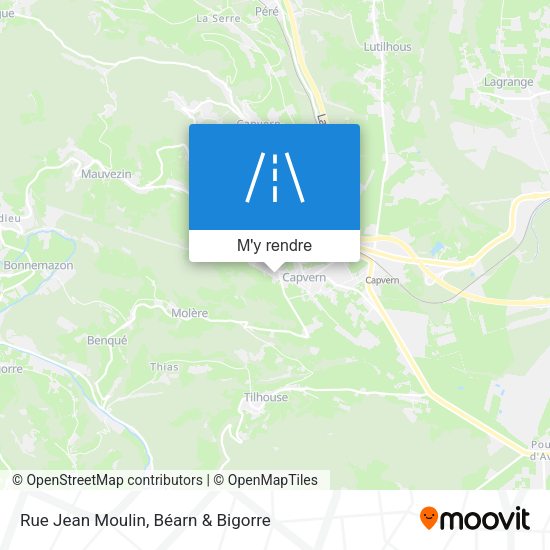 Rue Jean Moulin plan