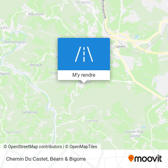 Chemin Du Castet plan
