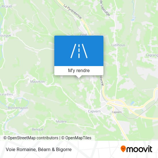 Voie Romaine plan