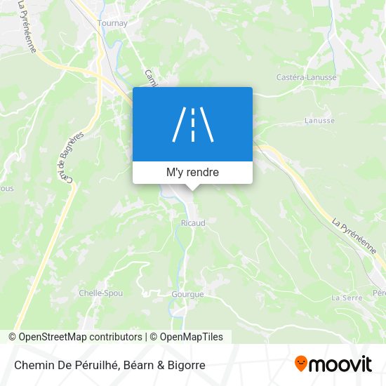 Chemin De Péruilhé plan
