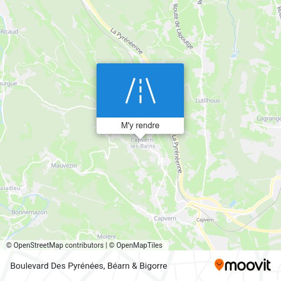 Boulevard Des Pyrénées plan