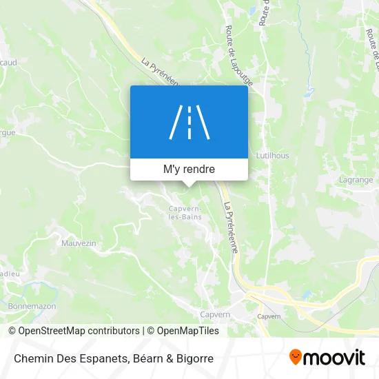 Chemin Des Espanets plan
