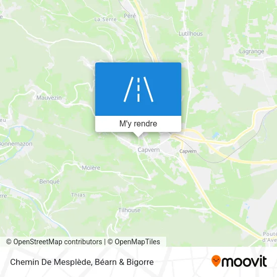 Chemin De Mesplède plan