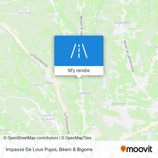 Impasse De Lous Pujos plan