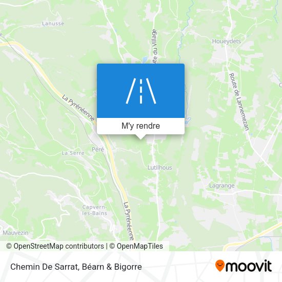 Chemin De Sarrat plan
