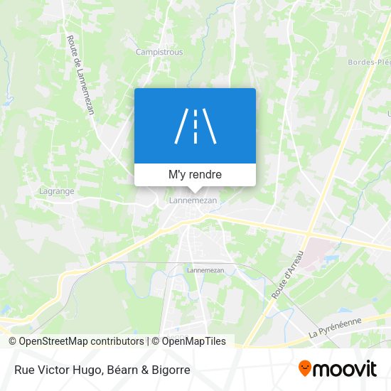 Rue Victor Hugo plan