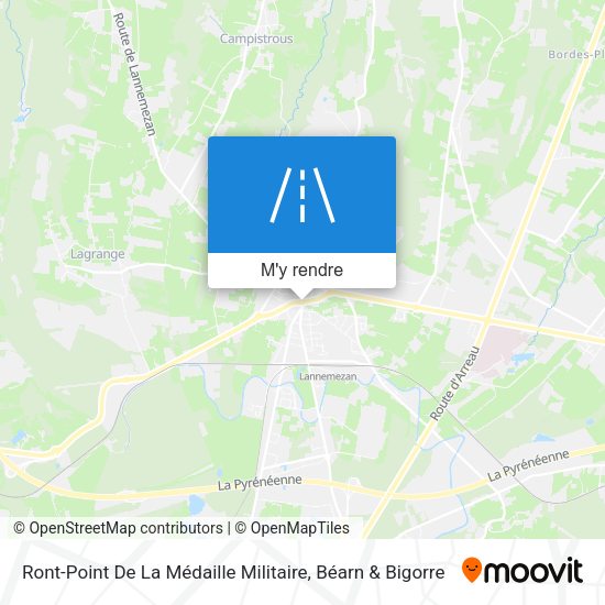 Ront-Point De La Médaille Militaire plan