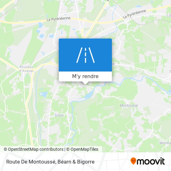 Route De Montoussé plan