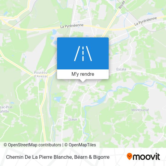 Chemin De La Pierre Blanche plan