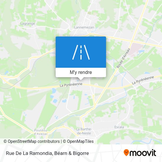 Rue De La Ramondia plan