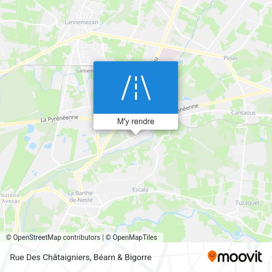 Rue Des Châtaigniers plan
