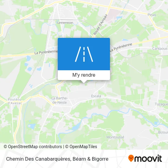 Chemin Des Canabarquères plan
