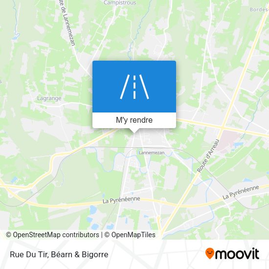 Rue Du Tir plan