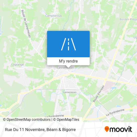 Rue Du 11 Novembre plan