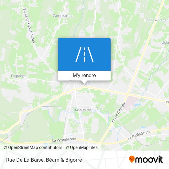 Rue De La Baïse plan