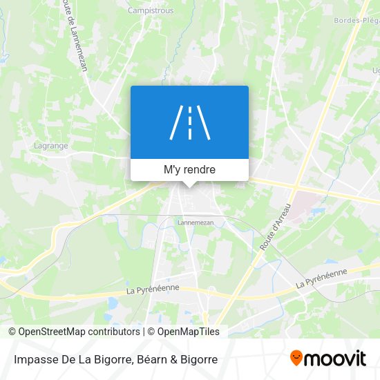 Impasse De La Bigorre plan