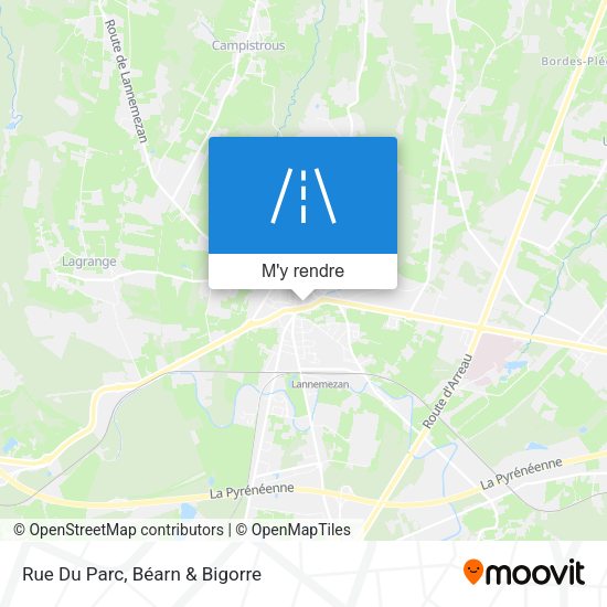Rue Du Parc plan