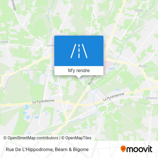 Rue De L'Hippodrome plan