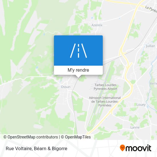 Rue Voltaire plan