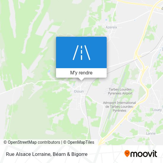Rue Alsace Lorraine plan