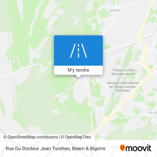 Rue Du Docteur Jean Turettes plan