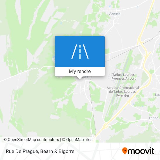 Rue De Prague plan