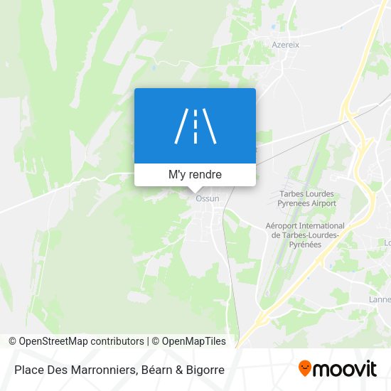 Place Des Marronniers plan