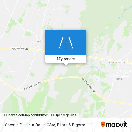 Chemin Du Haut De La Côte plan