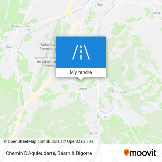 Chemin D'Aquieudarré plan
