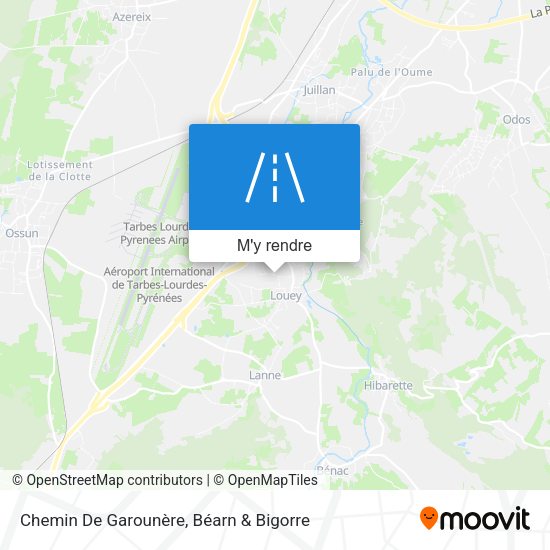 Chemin De Garounère plan