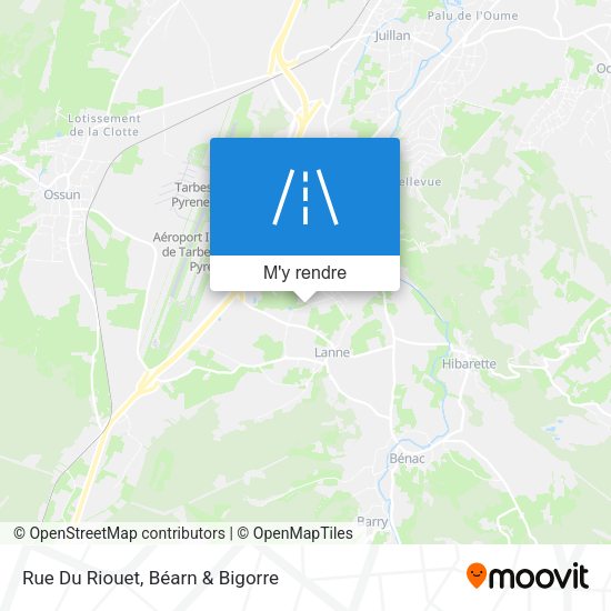 Rue Du Riouet plan