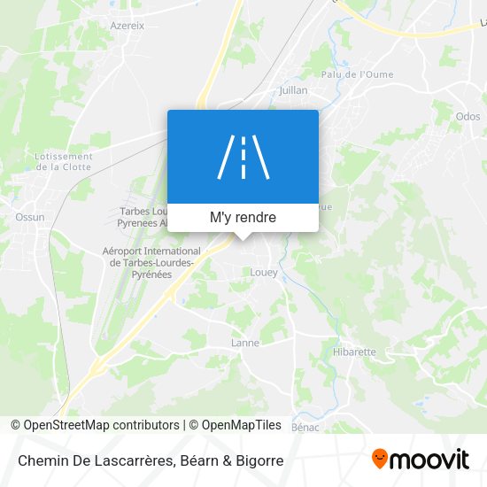 Chemin De Lascarrères plan