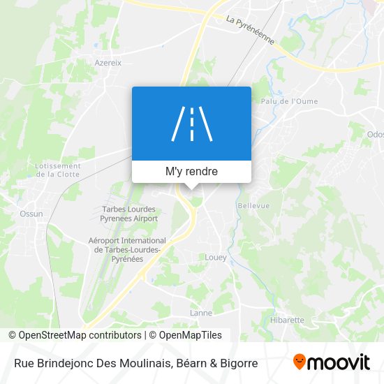 Rue Brindejonc Des Moulinais plan